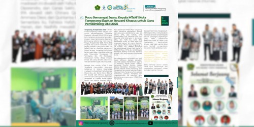Pacu Semangat Juara Kepala MTsN 1 Kota Tangerang Siapkan Reward Khusus untuk Pembimbing OMI 2025